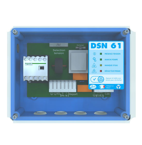 Commande et protection de pompes hydraulique /  DSN 61 
